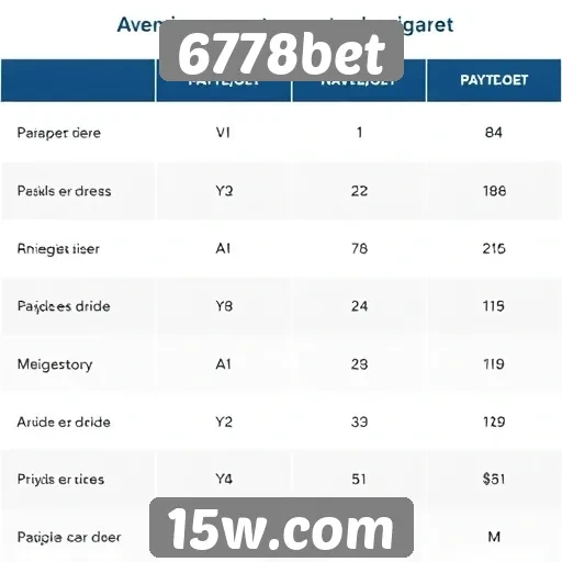 Comparativo de pagamentos no 6778bet e concorrentes